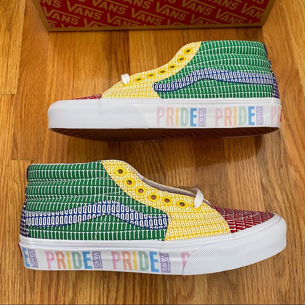 Vans Pride Sk8-Mid Women’s Sneakers - Picture 6 of 6